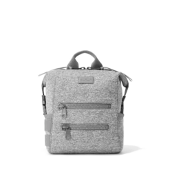 Indi Diaper Backpack In Heather Grey, Small