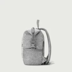 Indi Diaper Backpack In Heather Grey, Small -Hot Sale Dagne Dover Store 365Neoprene Indi HeatherGrey S Side EDEAE8