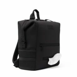 Indi Diaper Backpack In Onyx, Large -Hot Sale Dagne Dover Store 365Neoprene Indi Onyx L 3 4Wipe FFFFFF