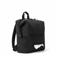 Indi Diaper Backpack In Onyx, Medium -Hot Sale Dagne Dover Store 365Neoprene Indi Onyx M 3 4Wipe FFFFFF