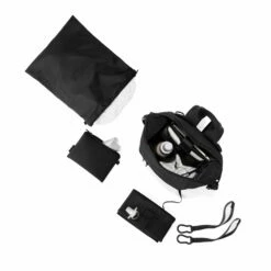 Indi Diaper Backpack In Onyx, Small -Hot Sale Dagne Dover Store 365Neoprene Indi Onyx S Topdown FFFFFF