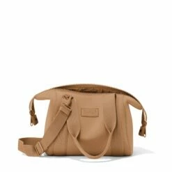 Landon Carryall In Camel, Small -Hot Sale Dagne Dover Store 365Neoprene Landon Camel S Unzipped FFFFFF
