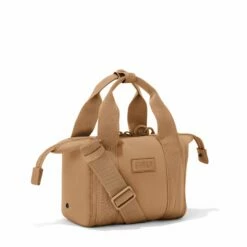 Landon Carryall In Camel, Extra Small -Hot Sale Dagne Dover Store 365Neoprene Landon Camel XS 3 4Unsnapped FFFFFF