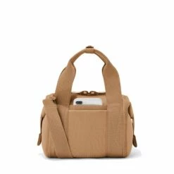 Landon Carryall In Camel, Extra Small -Hot Sale Dagne Dover Store 365Neoprene Landon Camel XS Back FFFFFF