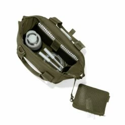 Landon Carryall In Dark Moss, Small -Hot Sale Dagne Dover Store 365Neoprene Landon DarkMoss S Topdown FFFFFF