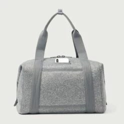 Landon Carryall In Heather Grey, Large -Hot Sale Dagne Dover Store 365Neoprene Landon HeatherGrey L Back EDEAE8