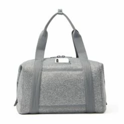 Landon Carryall In Heather Grey, Large -Hot Sale Dagne Dover Store 365Neoprene Landon HeatherGrey L Back FFFFFF