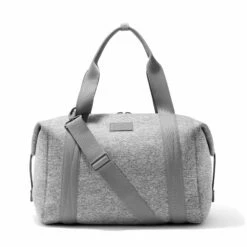 Landon Carryall In Heather Grey, Large -Hot Sale Dagne Dover Store 365Neoprene Landon HeatherGrey L Front FFFFFF