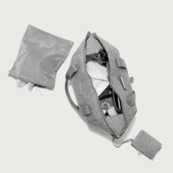 Landon Carryall In Heather Grey, Large -Hot Sale Dagne Dover Store 365Neoprene Landon HeatherGrey L Topdown EDEAE8