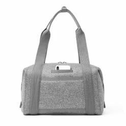 Landon Carryall In Heather Grey, Medium -Hot Sale Dagne Dover Store 365Neoprene Landon HeatherGrey M Back FFFFFF