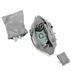 Landon Carryall In Heather Grey, Medium -Hot Sale Dagne Dover Store 365Neoprene Landon HeatherGrey M Topdown FFFFFF