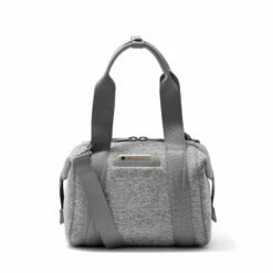 Landon Carryall In Heather Grey, Small -Hot Sale Dagne Dover Store 365Neoprene Landon HeatherGrey S Back FFFFFF