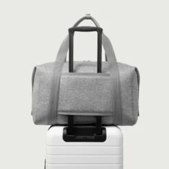 Landon Carryall In Heather Grey, Extra Large -Hot Sale Dagne Dover Store 365Neoprene Landon HeatherGrey XL Luggage EDEAE8