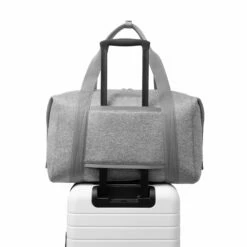 Landon Carryall In Heather Grey, Extra Large -Hot Sale Dagne Dover Store 365Neoprene Landon HeatherGrey XL Luggage FFFFFF