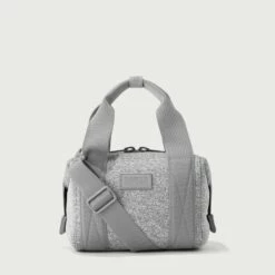 Landon Carryall In Heather Grey, Extra Small -Hot Sale Dagne Dover Store 365Neoprene Landon HeatherGrey XS Front EDEAE8
