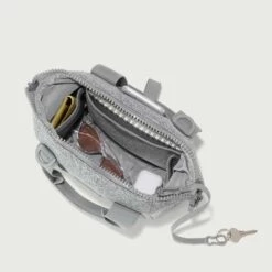 Landon Carryall In Heather Grey, Extra Small -Hot Sale Dagne Dover Store 365Neoprene Landon HeatherGrey XS Topdown EDEAE8