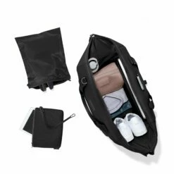 Landon Carryall In Onyx, Extra Large -Hot Sale Dagne Dover Store 365Neoprene Landon Onyx XL Topdown FFFFFF