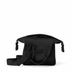 Landon Carryall In Onyx, Extra Small -Hot Sale Dagne Dover Store 365Neoprene Landon Onyx XS Unzipped FFFFFF
