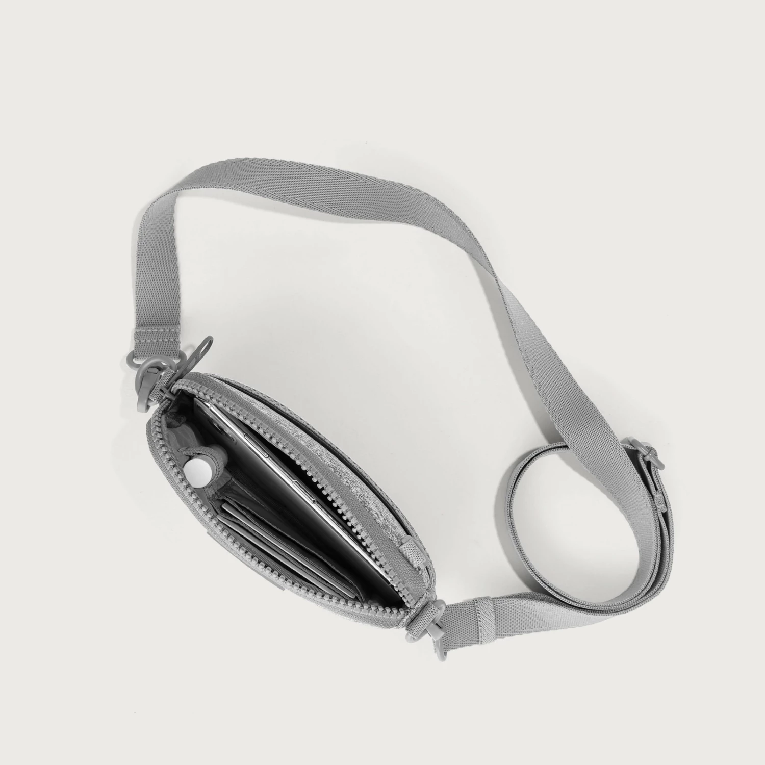 Mara Phone Sling In Heather Grey 6 Mara Phone Sling In Heather Grey - Image 6