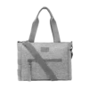 Wade Diaper Tote In Heather Grey