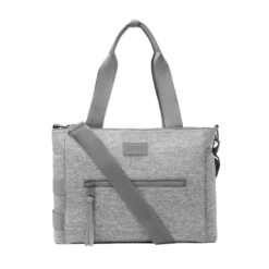 Wade Diaper Tote In Heather Grey