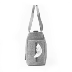 Wade Diaper Tote In Heather Grey -Hot Sale Dagne Dover Store 365Neoprene Wade HeatherGrey Side