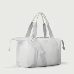 Landon Carryall In Waffle Fog, Large -Hot Sale Dagne Dover Store 365 Landon L Fog 3Qtr Unsnapped