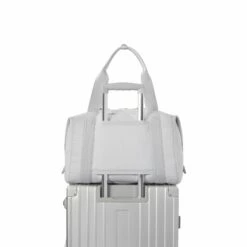 Landon Carryall In Waffle Fog, Large -Hot Sale Dagne Dover Store 365 Landon L Fog Luggage b286ea68 f141 4293 941a 91a79a99000c
