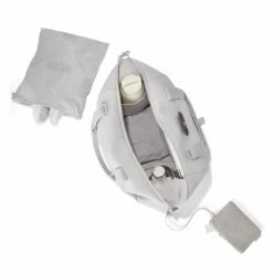 Landon Carryall In Waffle Fog, Large -Hot Sale Dagne Dover Store 365 Landon L Fog Topdown d04871c0 7082 4985 b816 223c4a96afb1