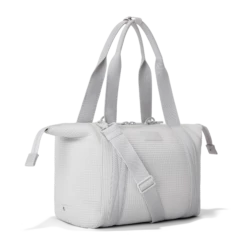 Landon Carryall In Waffle Fog, Medium -Hot Sale Dagne Dover Store 365 Landon M Fog 3Qtr Unsnapped