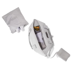 Landon Carryall In Waffle Fog, Medium -Hot Sale Dagne Dover Store 365 Landon M Fog Topdown