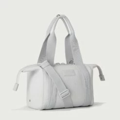 Landon Carryall In Waffle Fog, Small -Hot Sale Dagne Dover Store 365 Landon S Fog 3Qtr Unsnapped