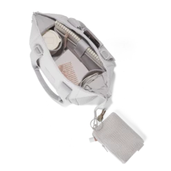 Landon Carryall In Waffle Fog, Small -Hot Sale Dagne Dover Store 365 Landon S Fog Topdown