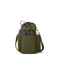 Sloan Water Bottle Sling In Dark Moss