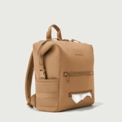 Indi Diaper Backpack In Camel, Medium -Hot Sale Dagne Dover Store Baby Indi Camel M 0045 EDEAE8