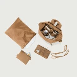 Indi Diaper Backpack In Camel, Small -Hot Sale Dagne Dover Store Baby Indi Camel S 0550 EDEAE8