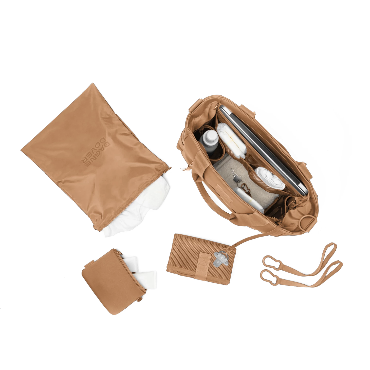 Wade Diaper Tote In Camel 8 Wade Diaper Tote In Camel - Image 8