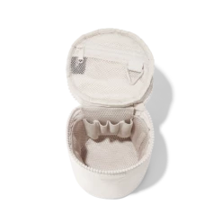 Mila Toiletry Organizer In Moonbeam, Large -Hot Sale Dagne Dover Store COVID Capsule Mila Large Moonbeam Aerial interior w no dividers copy2