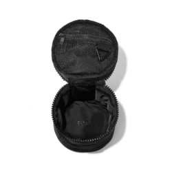 Mila Toiletry Organizer In Onyx, Small -Hot Sale Dagne Dover Store COVID Capsule Mila Small Onyx Aerial empty interior copy2