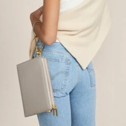 Essentials Clutch Wallet In Bleecker Blush -Hot Sale Dagne Dover Store ECW2