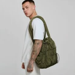 Kal Drawstring Tote In Coyote -Hot Sale Dagne Dover Store KalPDP1