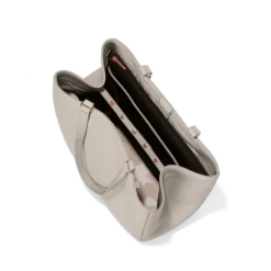 Allyn Tote In Bone, Large 11 Allyn Tote In Bone, Large -Hot Sale Dagne Dover Store Leather Allyn Bone L TopdownClosed 2048x2048.jpgcopy