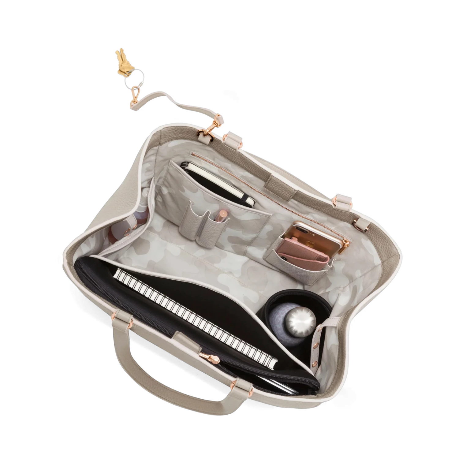 Allyn Tote In Bone, Large 6 Allyn Tote In Bone, Large - Image 6