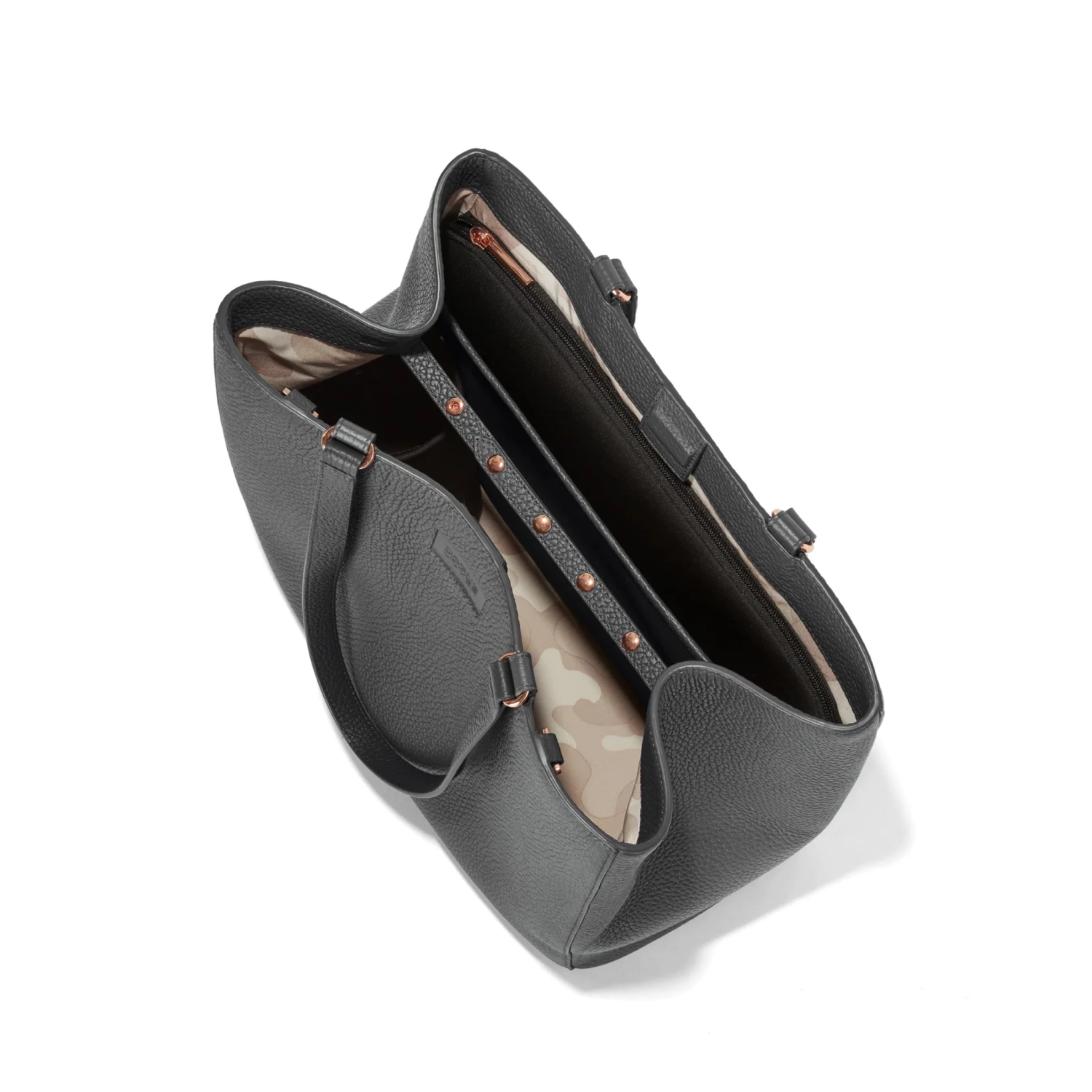 Allyn Tote In Graphite, Large 5 Allyn Tote In Graphite, Large - Image 5