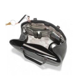 Allyn Tote In Graphite, Large 12 Allyn Tote In Graphite, Large -Hot Sale Dagne Dover Store Leather Allyn Graphite L TopdownOpen 2048x2048.jpgcopy