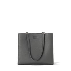 Allyn Tote In Graphite, Medium -Hot Sale Dagne Dover Store Leather Allyn Graphite M FrontHandlesDown 2048x2048.jpgcopy