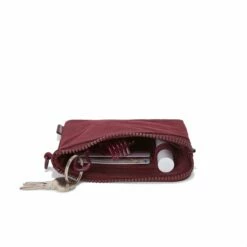 Skye Essentials Pouch In Currant, Organic Cotton -Hot Sale Dagne Dover Store MFN Skye Currant Aerial