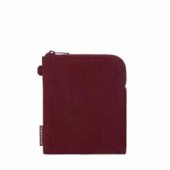 Skye Essentials Pouch In Currant, Organic Cotton