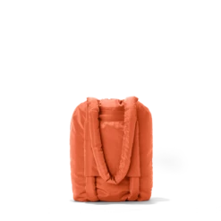 Kal Drawstring Tote In Coyote -Hot Sale Dagne Dover Store Novelty Puff Drawstring Tote Dark Moss Backcopy2