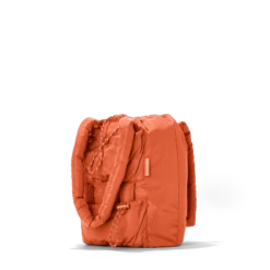 Kal Drawstring Tote In Coyote -Hot Sale Dagne Dover Store Novelty Puff Drawstring Tote Dark Moss copy2